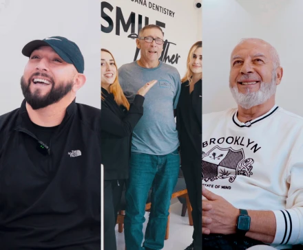 people smiling together after dental treatment in Tijuana.