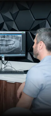 Step 2 of the dental crown process in Tijuana, with a focus on tooth shaping and impressions.