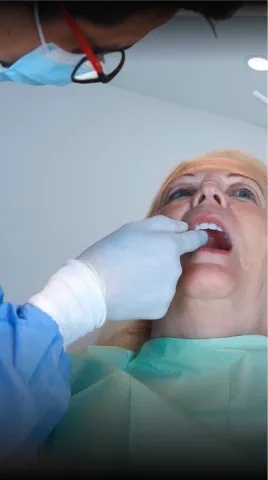 Third step in the dental implant process